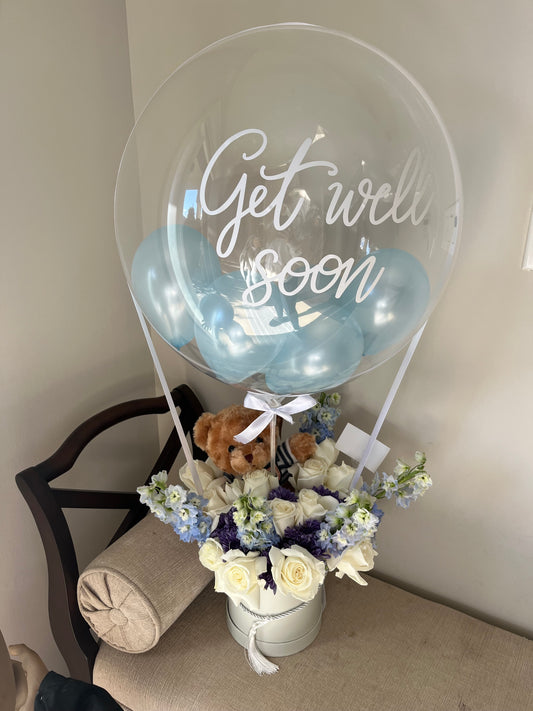 Get Well Soon Floral & Balloon - The Detailed Florist