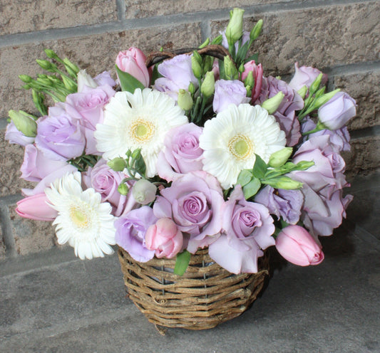 Lavender Basket - The Detailed Florist