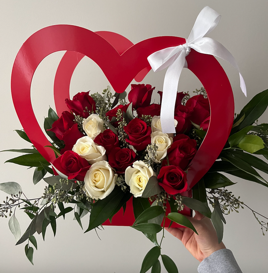 Heart Love Box - The Detailed Florist