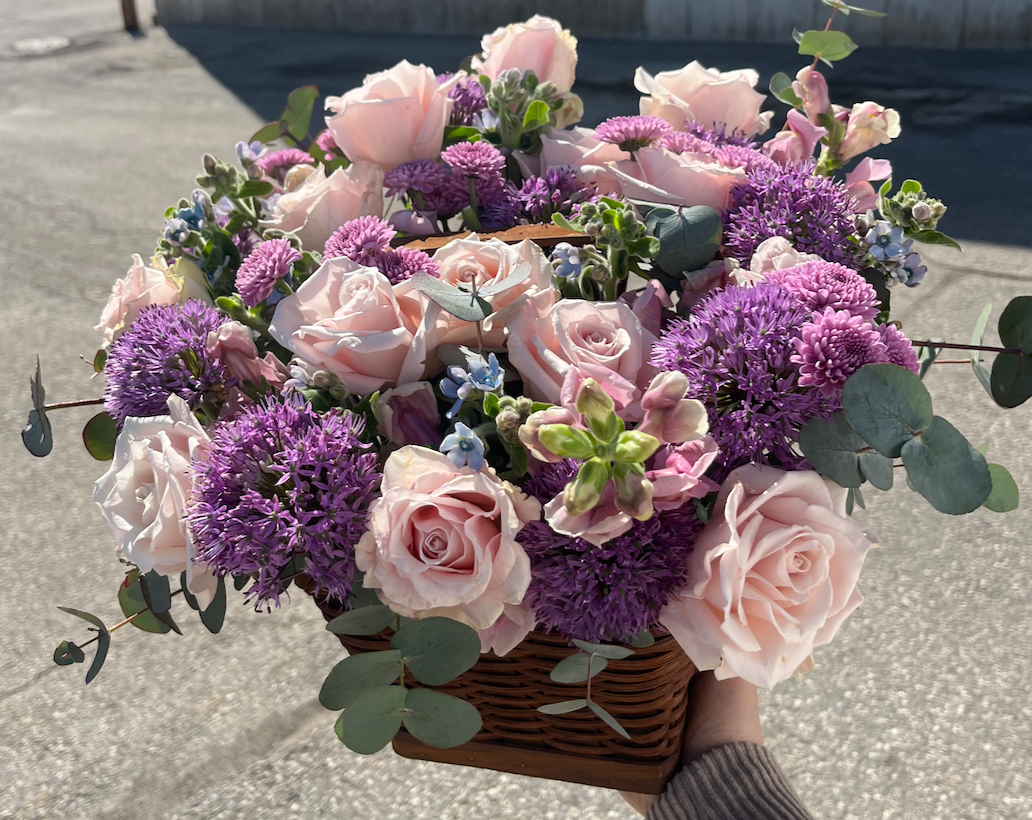 Luxe Lavender Basket - The Detailed Florist