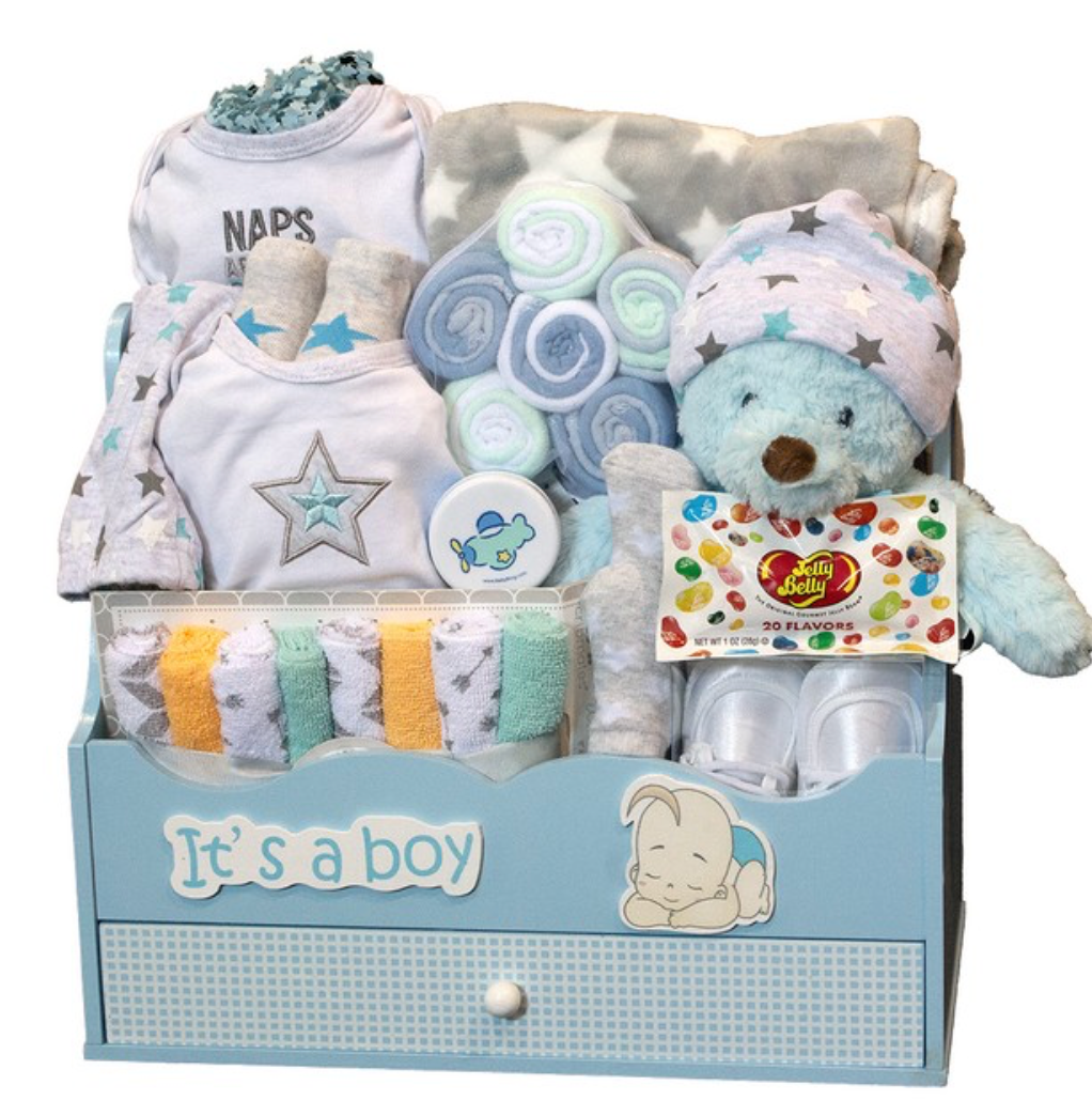 Ultimate Baby Boy Gift Basket - The Detailed Florist