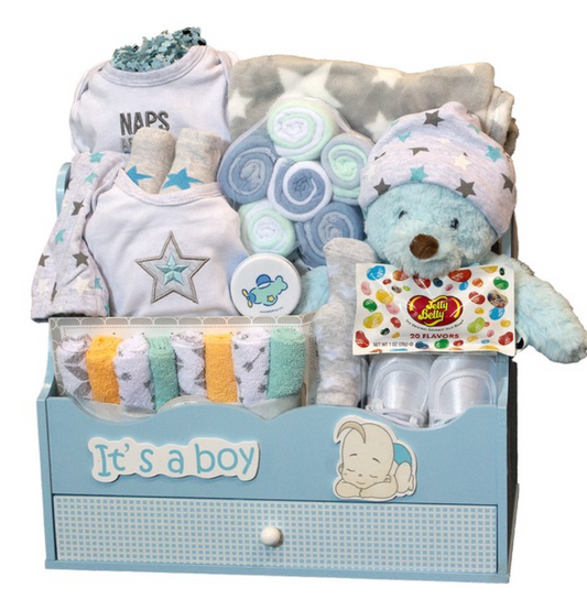 Ultimate Baby Boy Gift Basket - The Detailed Florist