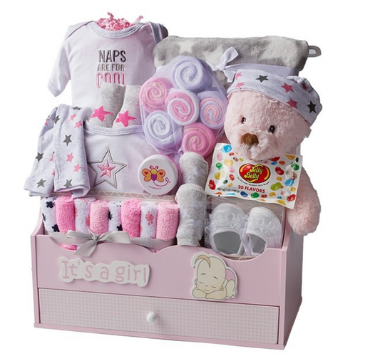 Ultimate Baby Girl Gift Basket - The Detailed Florist