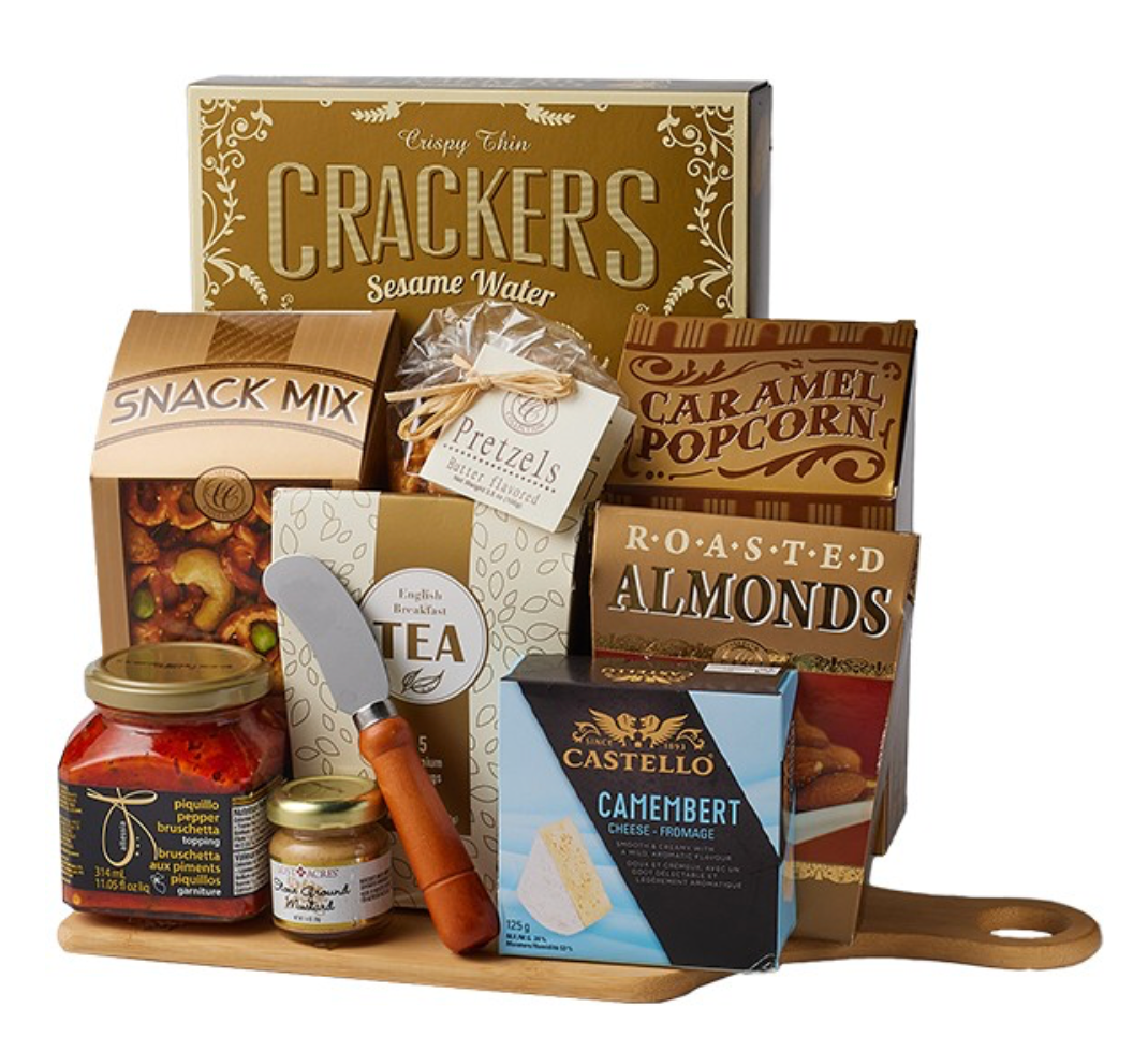 Gourmet Cheese and Snack Gift Set - The Detailed Florist